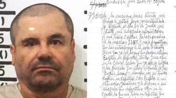 "El Chapo" envió una carta escrita a mano al juez Brian Cogan.