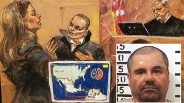"Chupeta" rindió testimonio contra "El Chapo" en la Corte de Distrito Este en Nueva York.