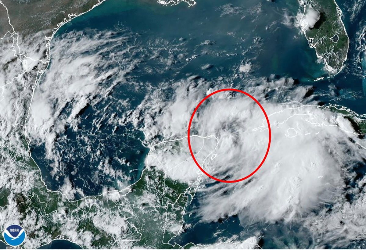 Tormenta tropical Idalia se dirige rumbo a Florida.