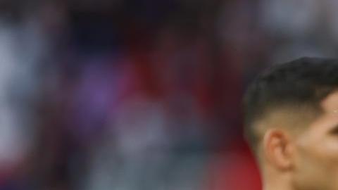 Futbolistas del PSG previo al debut de temporada ante el Lorient.