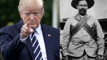 Trump compara a la Guardia Nacional de México con el revolucionario Pancho Villa y dice que son "políticamente incorrectos"