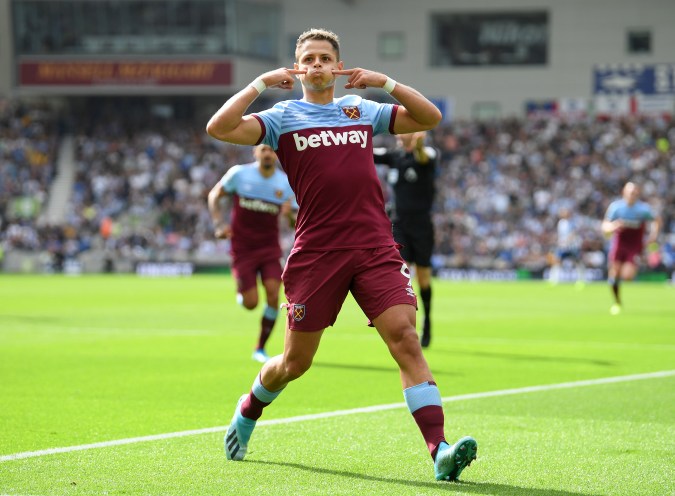 Chicharito marcó 17 goles con el West Ham.