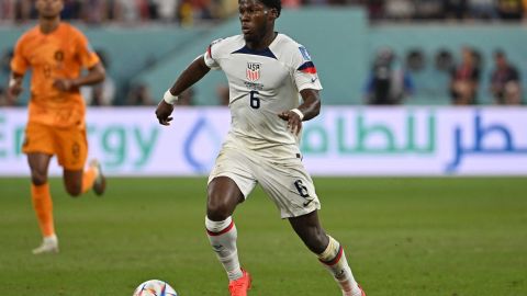 Yunus Musah con la selección de Estados Unidos.