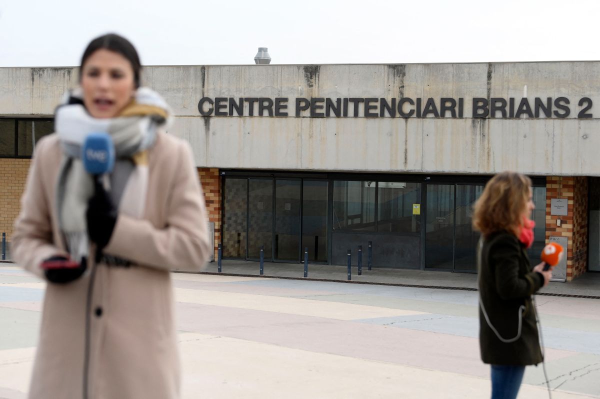Fachada del Centro Penitenciario Brians 2, donde Dani Alves permanecerá recluido. Foto: AFP / Getty Images