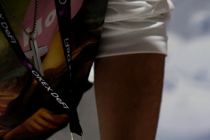 MIAMI, FLORIDA - DECEMBER 01: Matthew Hoerl of MoNA Gallery shows attendees the gallery's website on a laptop at their booth during the DCentral Miami Conference at the Miami Airport Convention Centre on December 01, 2021 in Miami, Florida. MoNA Gallery describes itself as seeding the open metaverse through the creation and use of unique 3D spaces. Organizers say this is the largest in-person combined NFT and DeFi conference in history. (Photo by Joe Raedle/Getty Images)