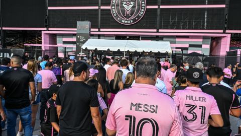 Fans del Inter Miami.