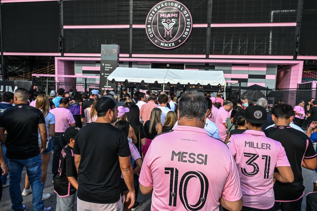 Fans del Inter Miami. 