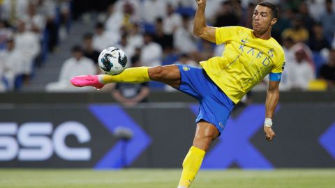 Cristiano Ronaldo brilló con los colores del Al Nassr.