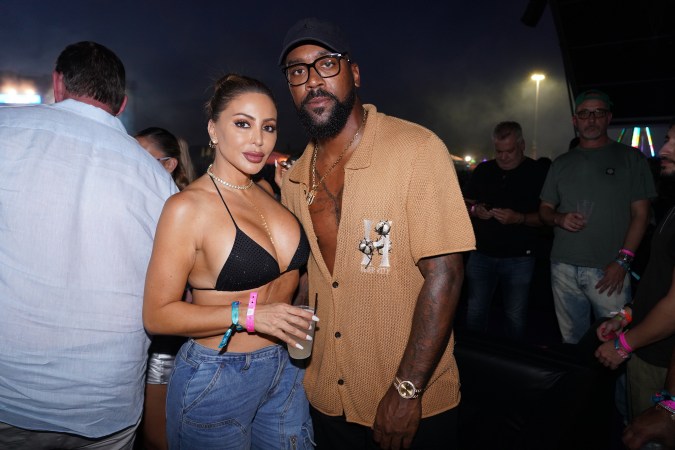 Larsa Pippen y su novio Marcus Jordan.