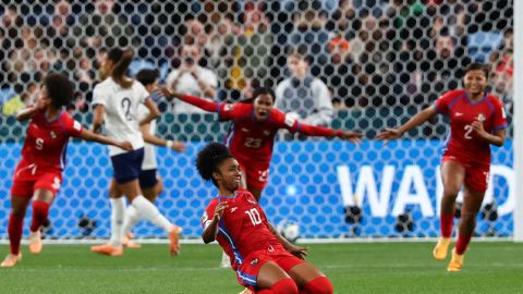 Marta Cox anotó el primer gol para Panamá en la historia de los mundiales femeninos.