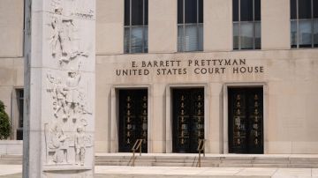 La Corte E. Barrett Prettyman en Washington, D.C,, donde se hará la lectura de cargos del expresidente Donald Trump.