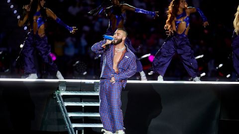 Manuel Turizo en su show durante la final de la Kings League, en Madrid, España.