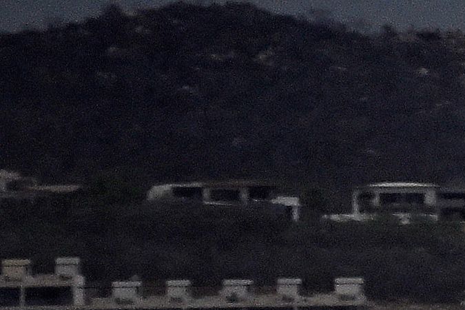 El oleaje del huracán Hilary puede verse ante el resort Los Cabos en Baja California, México, el 18 de agosto de 2023.