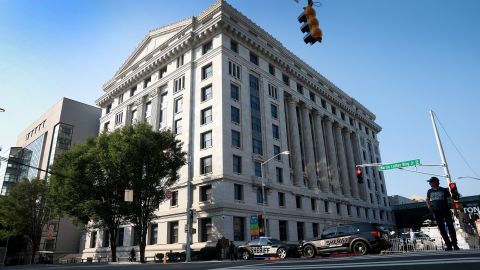 La corte del condado de Fulton en Atlanta, Georgia.