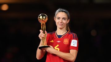 Aitana Bonmatí también ganó el Balón de oro a Mejor Jugadora del Mundial.