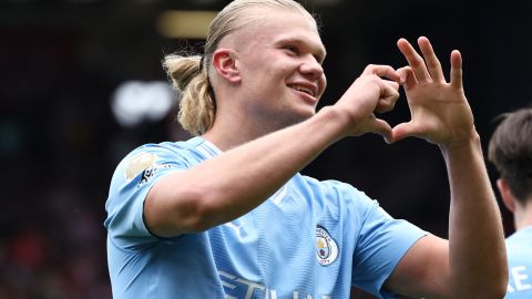 Erling Haaland, goleador del Manchester City.