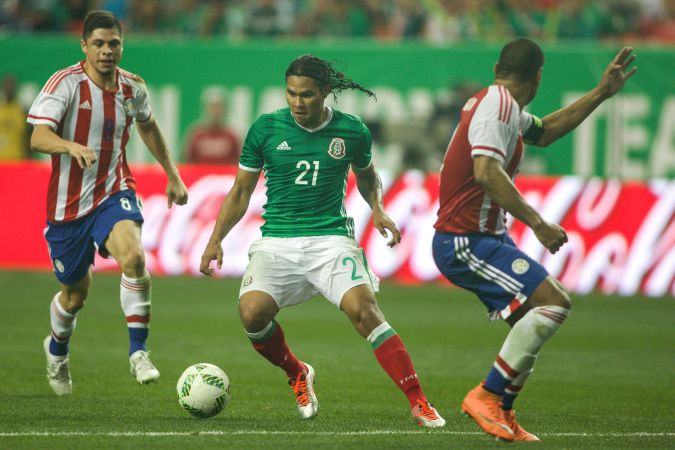 Peña jugó 19 partidos con la selección mexicana. VICTOR STRAFFON-Getty Images.