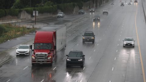 Panorámica de la autopista 60 en el sur de California.