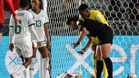 La Selección de Zambia durante la Copa del Mundo.