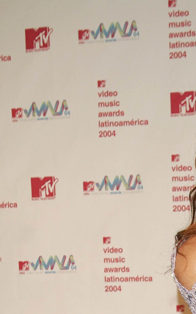 Silvina Luna en unos premios MTV 2004.