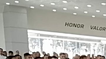 María Luisa Estrada en una de las coberturas periodísticas