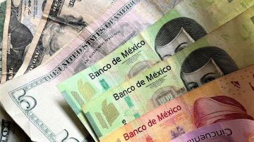 El peso mexicano registra pérdidas frente al dólar.