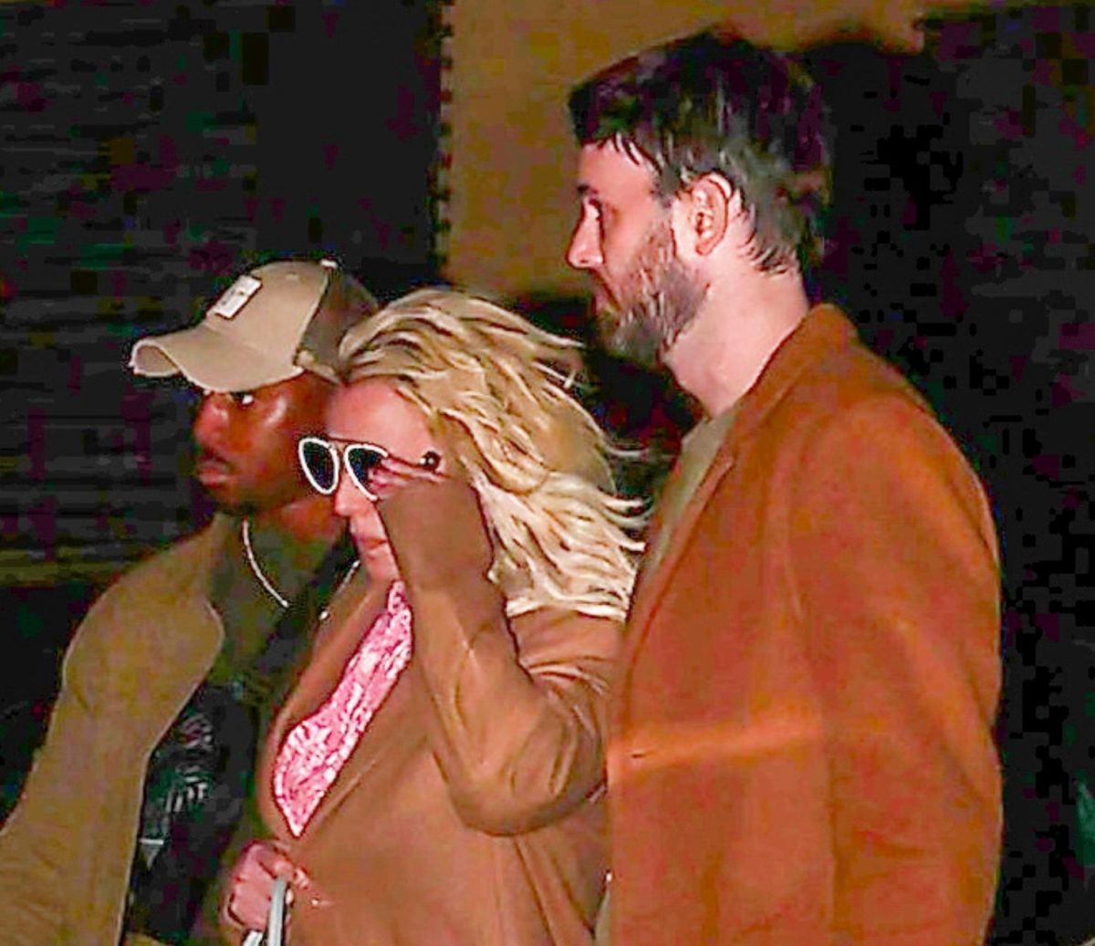 Sam Asghari y Britney Spears en Los Ángeles.
