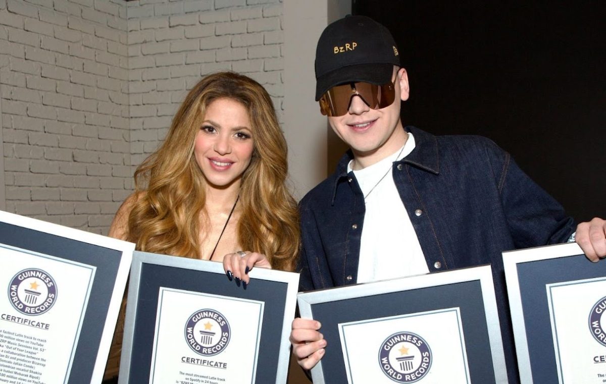 Shakira y Bizarrap alcanzan Récord Guinness.
