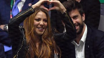 Shakira y Gerard Piqué cuando aún eran pareja en la Copa Davis.