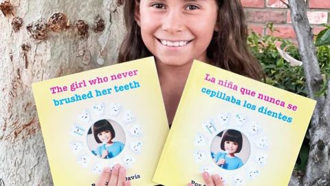 Sophia Davis debuta como escritora a los 9 años.