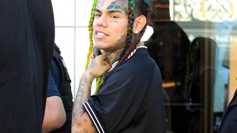 Tekashi 6ix9ine por Los Ángeles.