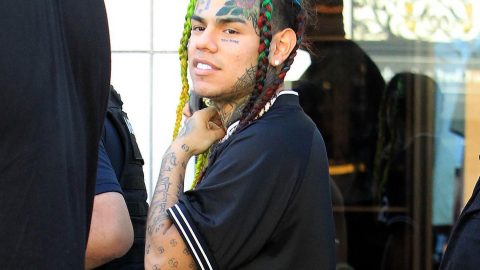 Tekashi 6ix9ine por Los Ángeles.