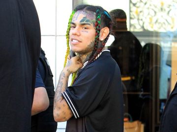Tekashi 6ix9ine por Los Ángeles.