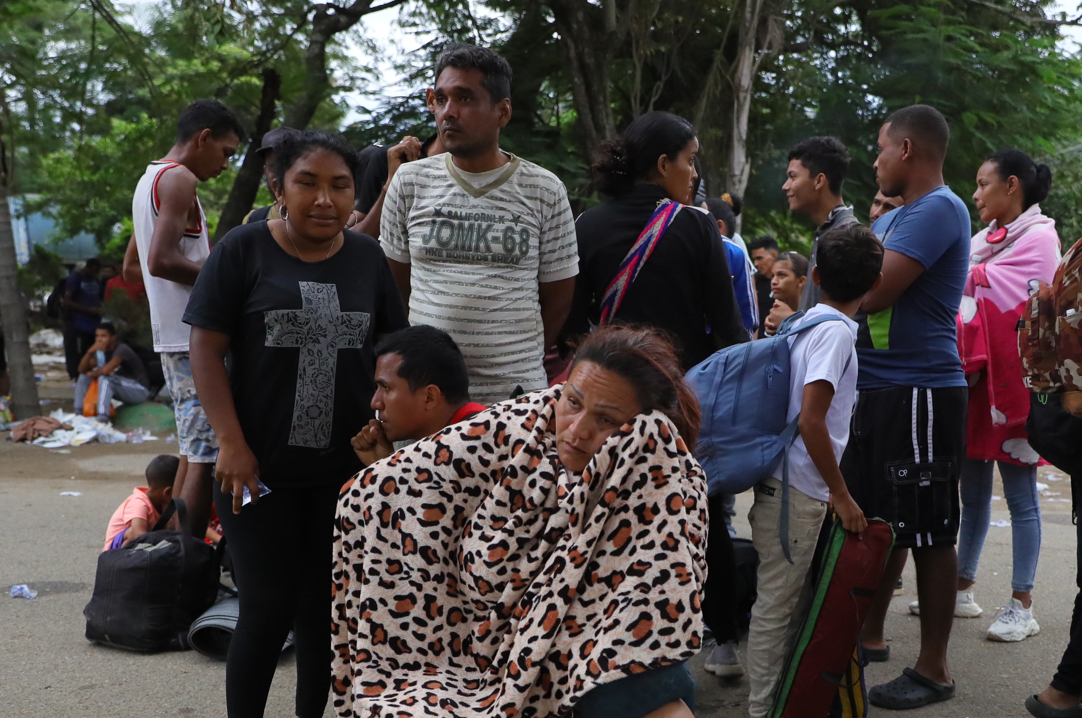 La ciudad de Danlí en Honduras se desbordó con el arribo de más de 5,800 inmigrantes.