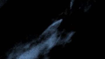 Una imagen satelital tomada el jueves muestra al huracán Hilary frente a la costa del Pacífico de México.