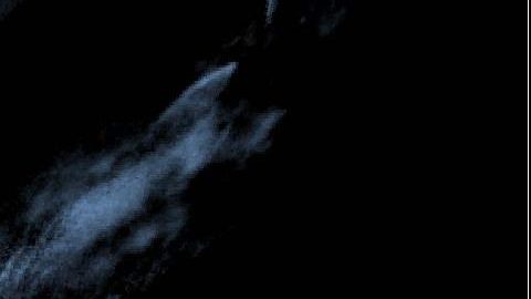 Una imagen satelital tomada el jueves muestra al huracán Hilary frente a la costa del Pacífico de México.