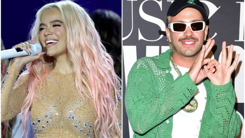 Karol G confirma su relación con Feid en Los Ángeles.