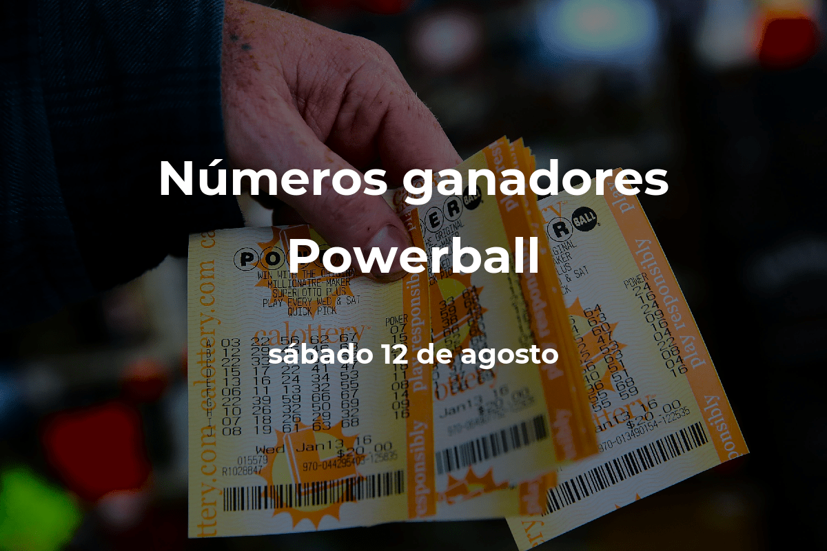 Powerball en vivo resultados y números ganadores del sábado 12 de