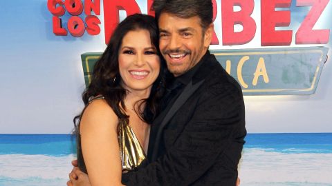 Eugenio Derbez y su esposa Alessandra Rosaldo.