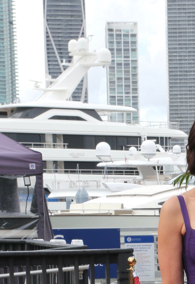 Dayanara Torres en el evento del aniversario 25 de 'El Gordo y La Flaca' en Miami.