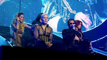 El grupo RBD en su concierto 'sold out' en Miami el 21 de septiembre.