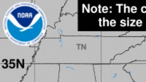 El cono muestra la posible trayectoria pero no el tamaño ni intensidad del huracán Lee.