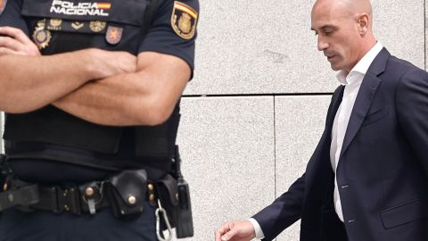 Rubiales en la Fiscalía.