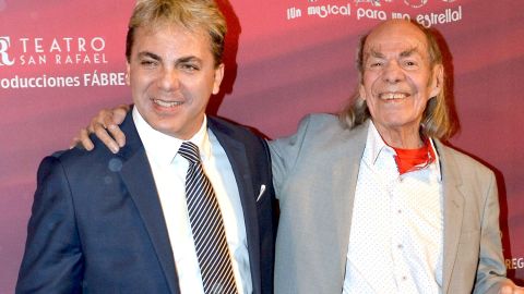 Cristian Castro y El Valdés juntos.