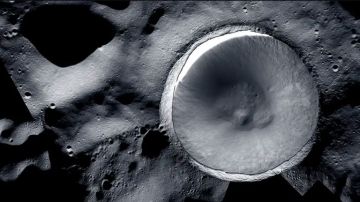Imagen de la NASA revela la eterna oscuridad del polo sur lunar