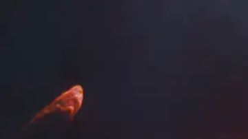 James Webb capta las ondas de choque de un "sable láser"