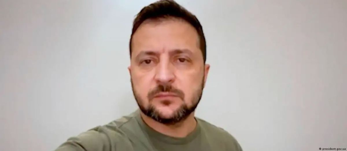 Zelenski, durante su discurso a la nación del 24 de septiembre de 2023.
