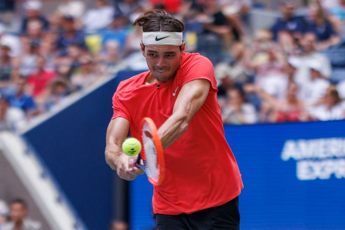 Taylor Fritz en el US Open 2023. Foto: EFE/EPA/SARAH YENESEL.