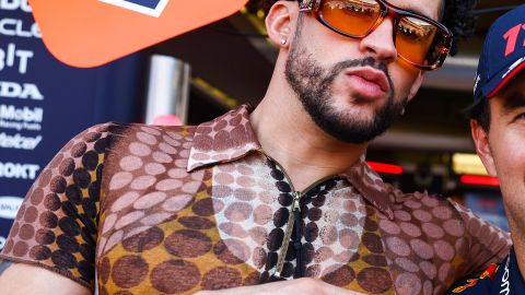 Bad Bunny en la F1 Grand Prix de Mónaco.
