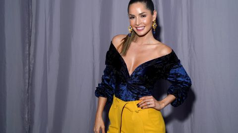 Carmen Villalobos en un evento en Nueva York.